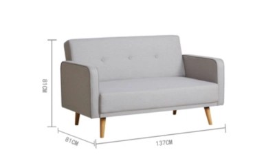 Home Ramona Compact Sofa in Various Colours Home & Garden