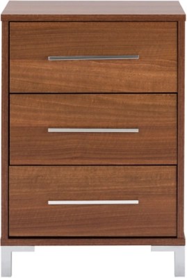 Home Kaitlin Bedside Table Walnut Effect Home & Garden