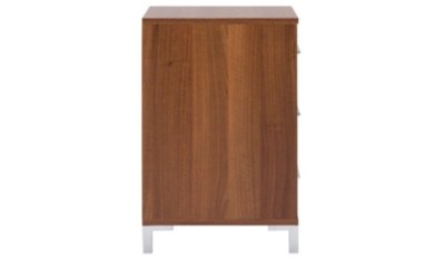 Home Kaitlin Bedside Table Walnut Effect Home & Garden