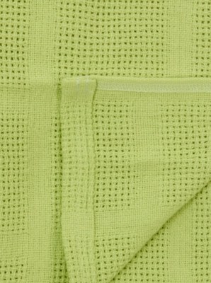 Home Cotbed Lime Blanket Baby at ASDA
