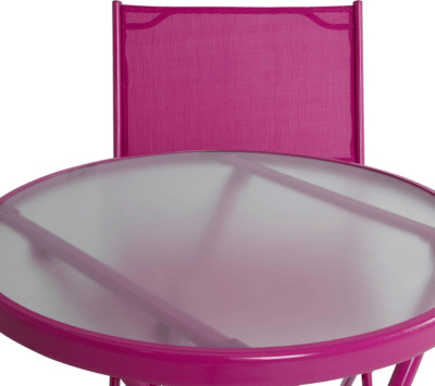 Miami 3 Piece Balcony & Bistro Set Garden Furniture at ASDA