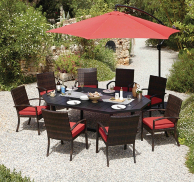 Haversham Classic 8 Person 220cm Dining Table Garden Furniture