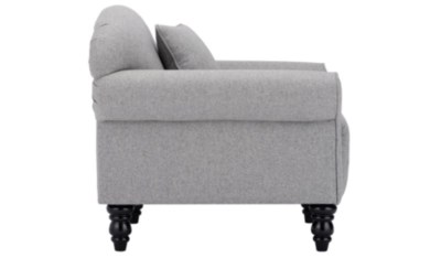 Home Elliott Armchair in Fine Velvet Home & Garden at