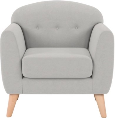 Home Connor Armchair in Fine Velvet Home & Garden at ASDA
