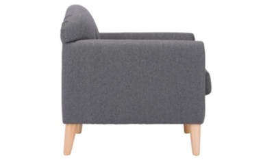 Home Connor Armchair in Fine Velvet Home & Garden at ASDA