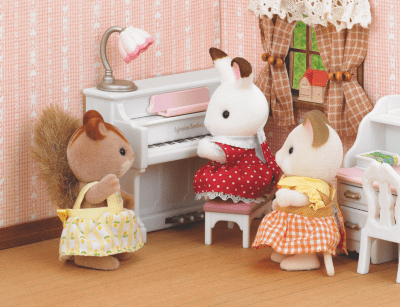 Sylvanian Families Girl's Bedroom Set Kids at ASDA