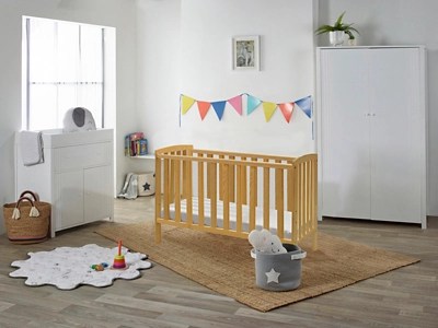 Rafferty Compact Cot Natural Home at ASDA