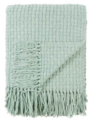 Home Basket Weave Throw Various Colours Home & Garden