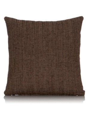 Home Chenille Cushion 40x40cm Brown Home & Garden