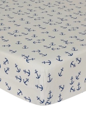 Home Nautical Fitted Sheet Single Home & Garden at ASDA