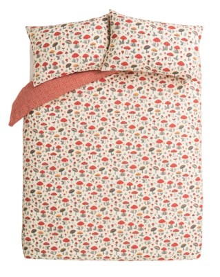 Home Textured Toadstools Duvet Set Home & Garden at ASDA