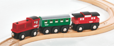 Home Wooden Motorised Train Set Kids at ASDA