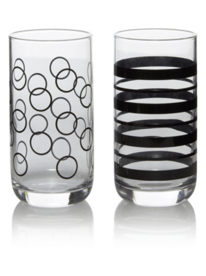 Home Hiball Glasses Set of 6 Glassware at ASDA