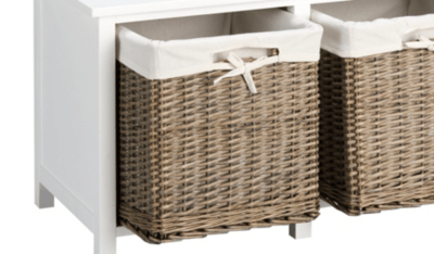 Home 2 Drawer Bench Home & Garden at ASDA