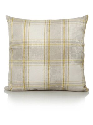 Green Check Cushion 43x43cm Home & Garden at ASDA