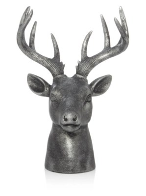 Home Silver Stag Head Ornament Home & Garden at ASDA