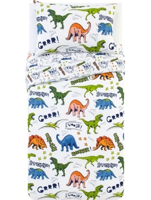 Jurassic Duvet Set Single Home & Garden at ASDA