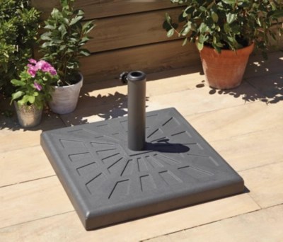 Parasol Base 19kg Outdoor & Garden at ASDA