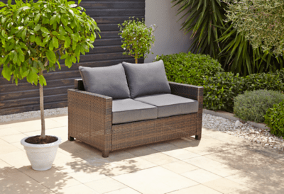 Jakarta 2 Seater Sofa Linen Home &amp; Garden at ASDA