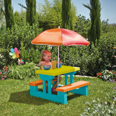 Kids Table and Bench Set Home & Garden at ASDA
