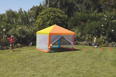 Kids Deluxe Gazebo with Mesh Wall Panels Home & Garden at ASDA
