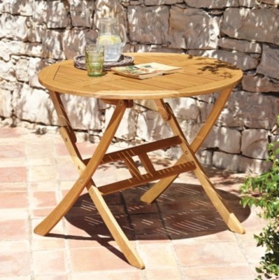 Sedona 90cm Classic Folding Table Home & Garden at ASDA