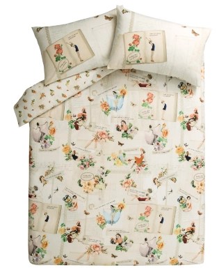 Home Twisted Vintage Pin Up Duvet Set Home & Garden