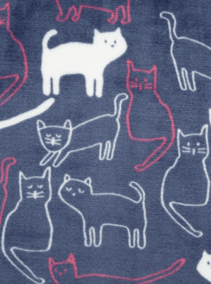 Cat Printed Supersoft Plush Throw Home & Garden