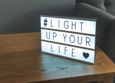 Cinema Light Box Home & Garden