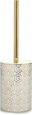 Gold Geo Toilet Brush Home & Garden