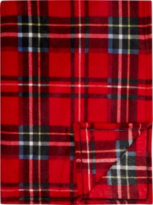 Tartan SuperSoft Blanket Red Home & Garden