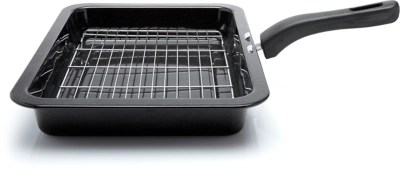 Enamel Grill Pan With Rack Home at ASDA