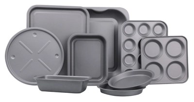 Nonstick Cook and Baking Tray Set 9 Piece Home at ASDA