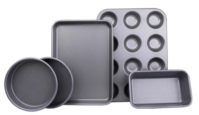 Nonstick Teflon Coated Baking Tray Set 5 Piece Home at ASDA