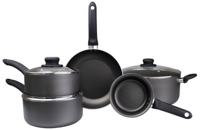 Nonstick Teflon Coated Pan Set 5 Piece Home at ASDA