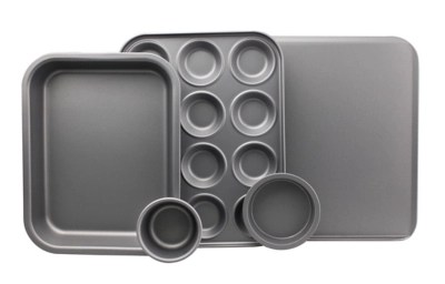 Nonstick Children's Baking Tray Set 5 Piece Home at ASDA