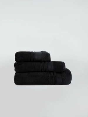 Black Egyptian Cotton Towel Range Home at ASDA