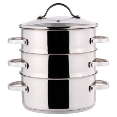 Stainless Steel 2.5L Steamer Home at ASDA