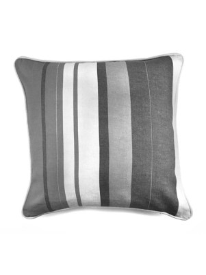 Fusion Grey Whitworth Stripe Filled Cushion Home at ASDA