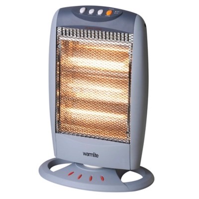 Warmlite 1200W Halogen Heater Home & Garden at ASDA
