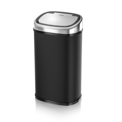 Tower 58L Square Sensor Bin Black Home at ASDA