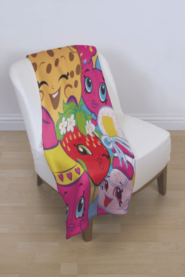 Shopkins Fleece Blanket Home & Garden at ASDA