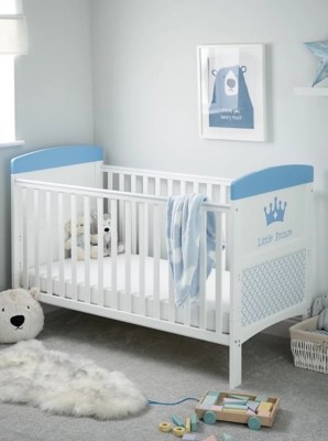 Obaby Grace Inspire Cot Bed Little Prince Home at ASDA