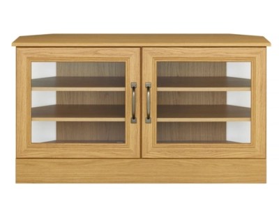 Addison Corner TV Unit Oak Effect TV Units at ASDA