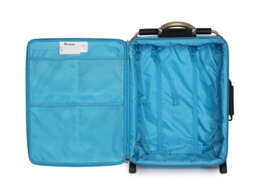 it Luggage World's Lightest 2 Wheel Trolley Case Cabin Beach Slogan