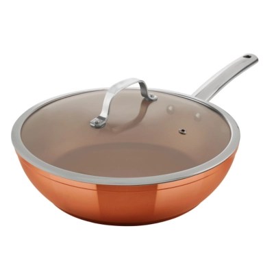 Tower Saute Pan Copper 28cm Home at ASDA