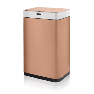 Tower 75L Rectangular Sensor Bin Copper Home at ASDA