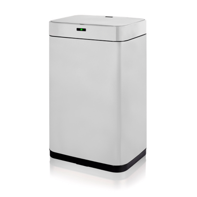 Tower 75L Rectangular Sensor Bin Matt Steel Home at ASDA