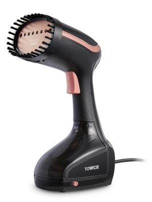Tower Rose Gold Garment Steamer Home at ASDA