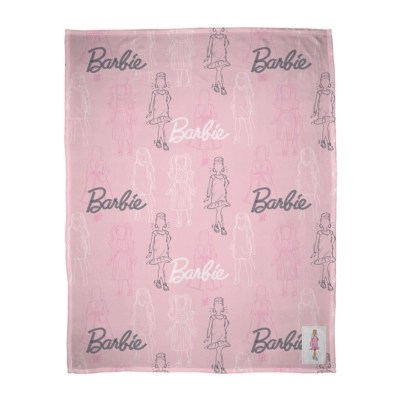 Barbie Fleece Blanket Home at ASDA